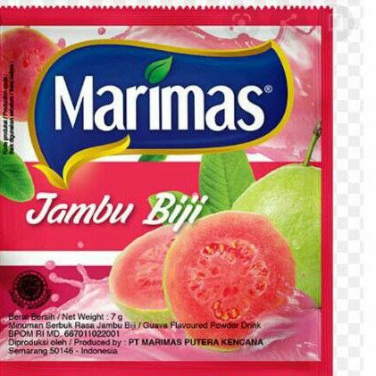 MARIMAS MINUMAN SERBUK RASA JAMBU BIJI ISI 10PCS