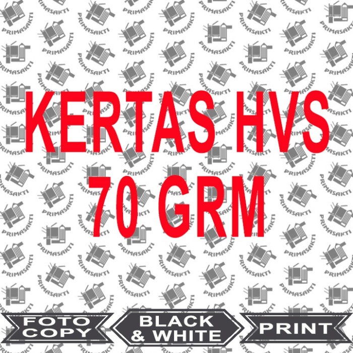 

Foto Copy / Print BW Hitam Putih HVS 70 grm 2 sisi
