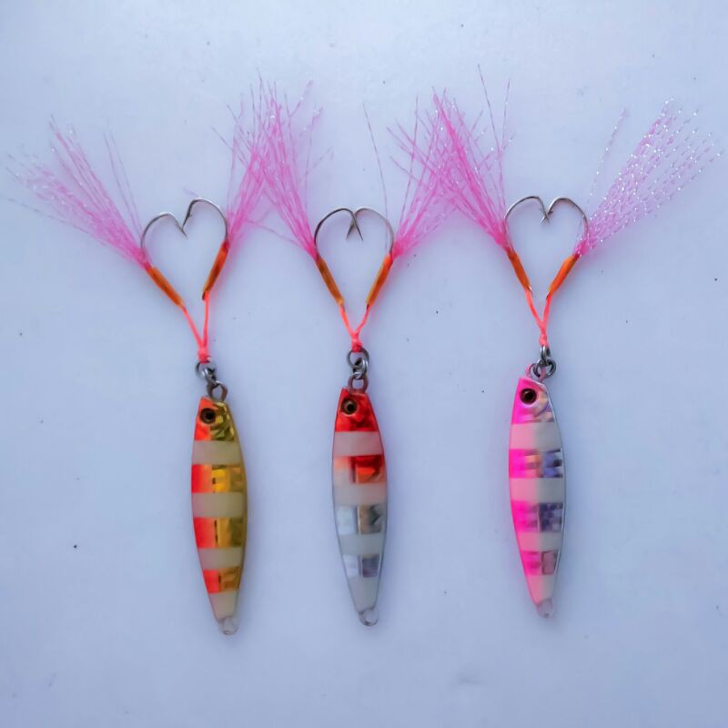 3pcs micro jig umpan microjig 15g 10g micro jig 15g micro jig 15 gram micro jig micro jig kiler