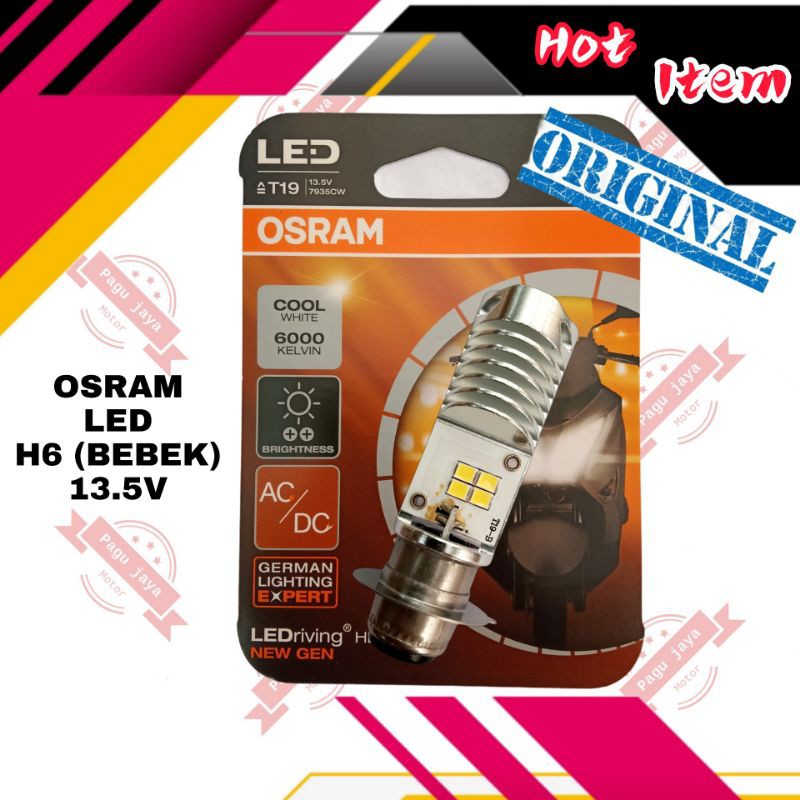 lampu led bebek depan osram cool white ac dc 13.5v