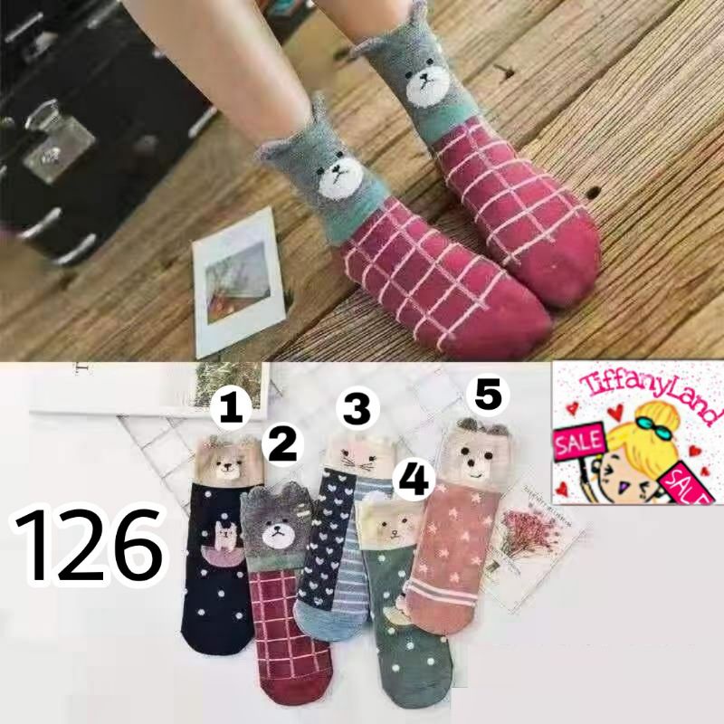 kaos kaki pendek wanita 126