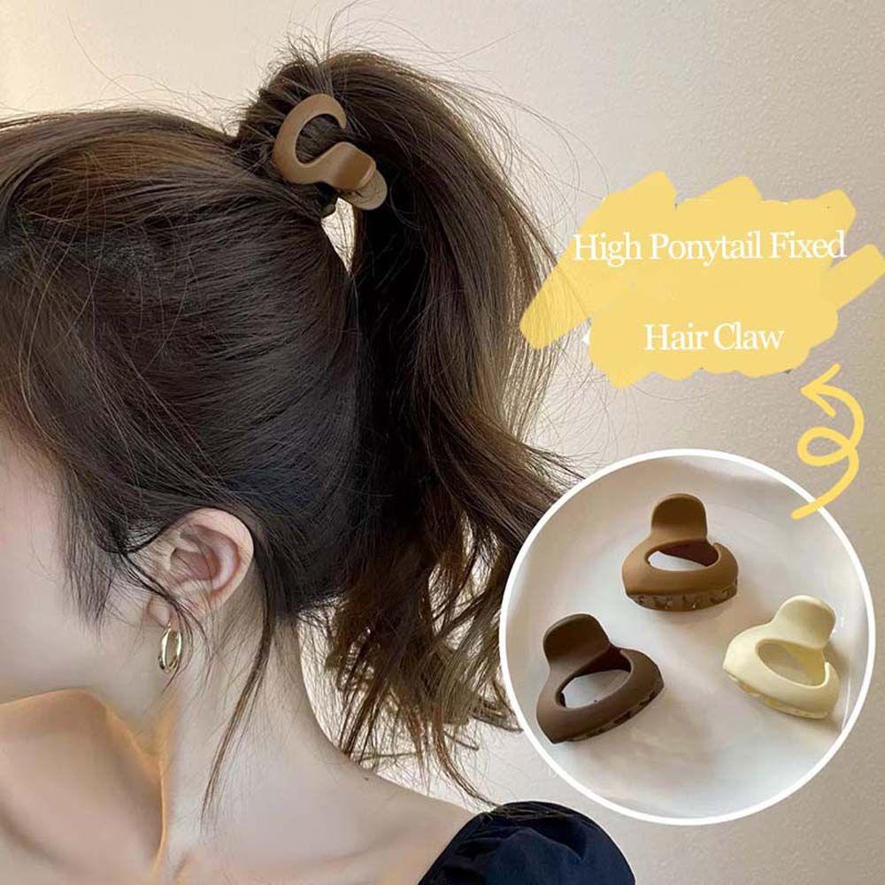 Agustina Gadis Jepit Rambut Silmple Vintage Kecil Elegan Tinggi Ponytail Tetap Klip Wome Hair Claw Mini Hair Claw