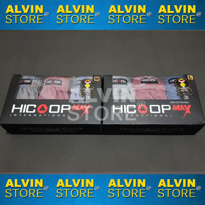 Celana Dalam Pria HICOOP Brief 3 In 1 - M L - HB 01 Max Original