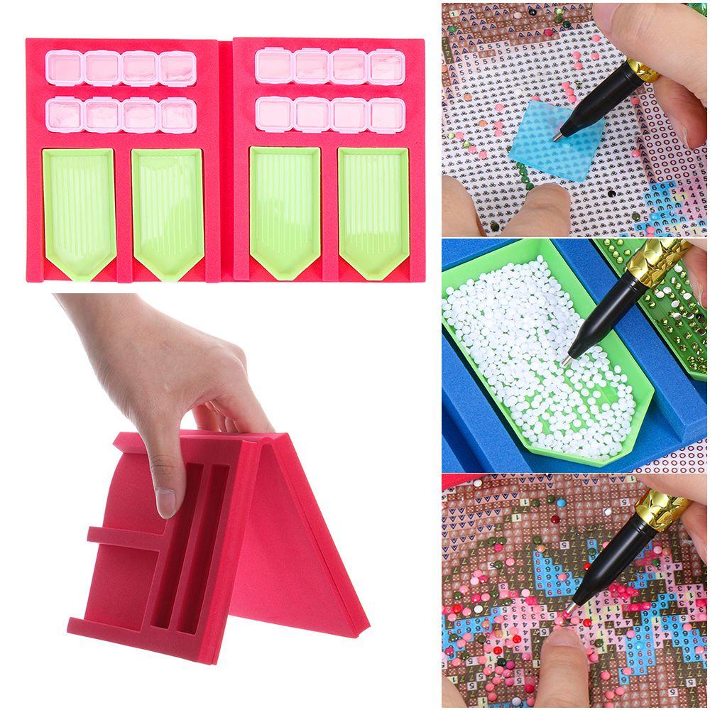 Preva Diamond Painting Tray Wadah Organizer Nampan Baki Organizer Tempat Perahu Multi Foldable Diamond Painting Kits