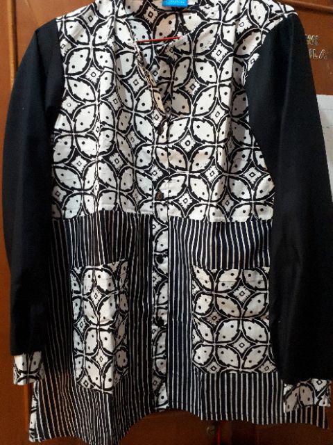 Baju Tunik Batik Premium Kencana Bunga Tunik