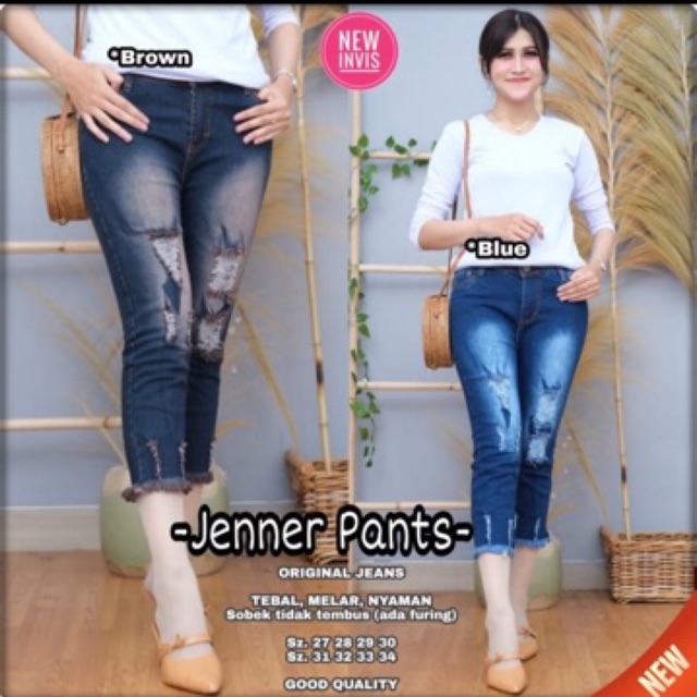 27-38  JENNER PANTS CELANA 7/9 KEKINIAN