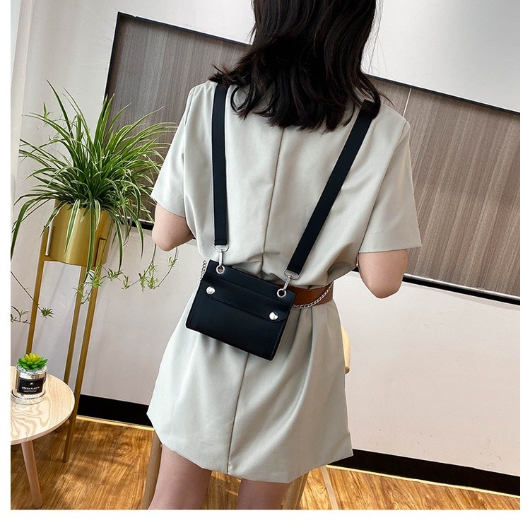 TM-90 tas selempang bahu shoulder bag mini PU leather bag import