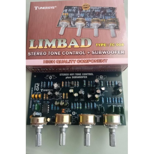 Tone control stereo + sub LIMBAD high quality component By Tunersys