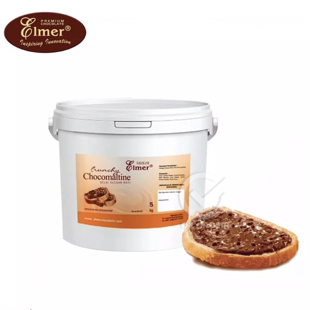 

p4yu Elmer Chocomaltine Crunchy Selai Olesan Topping 250 gram