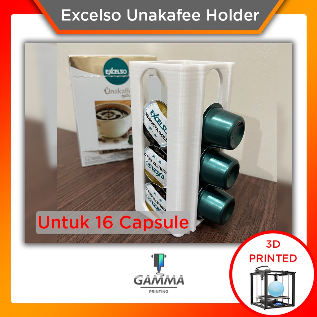 Excelso Unakaffe Capsule Holder 16 capsule / Cup Dispenser Coffee Stand