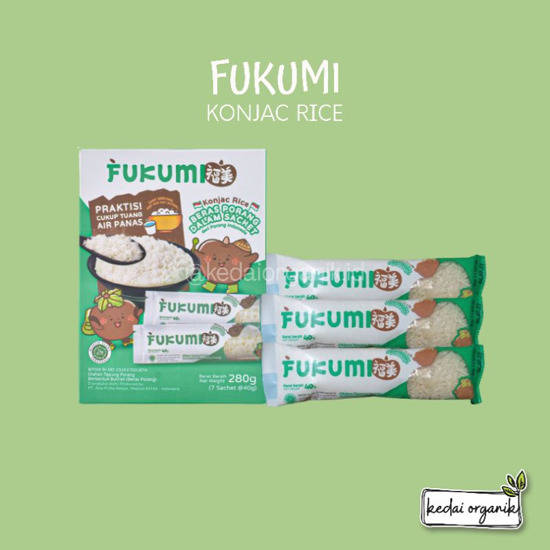 

Fukumi Beras Porang Kemasan 40gr