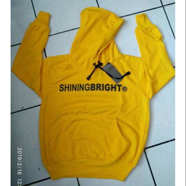 sweater anak shinning bright hoodie