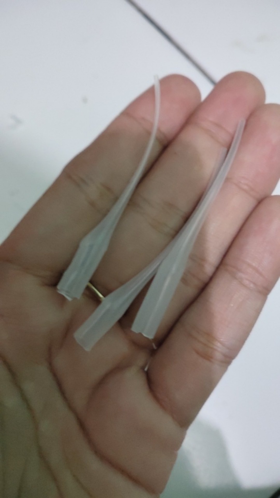 Plastik Sedotan Pipa Tambahan Lem Korea