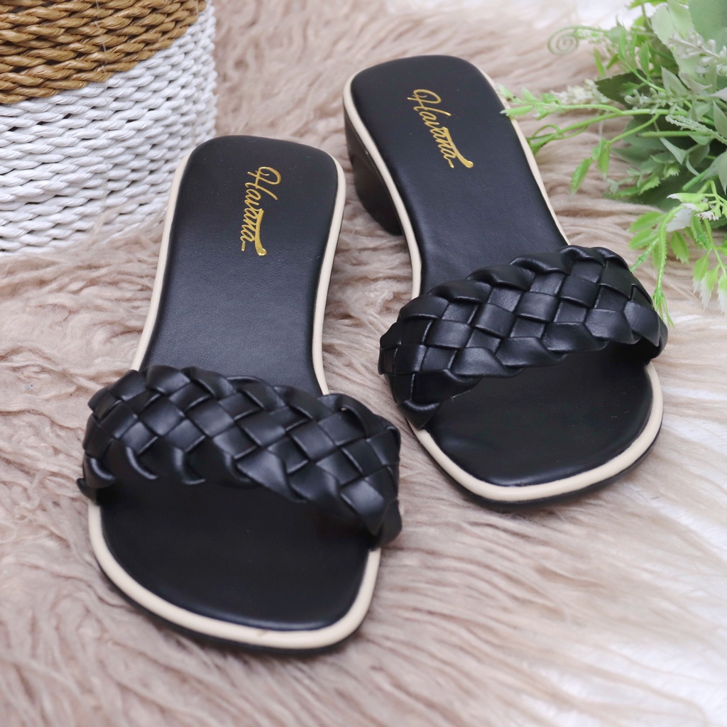 Sandal Wanita Heels Sandal Heels Hak Tahu Wanita HVN-08 Sendal Cewek Havana Heels Terbaru Sandal Hak Wanita Kekinian