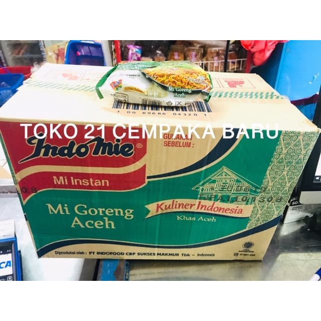 

Indomie Mi Goreng ACEH 1 KARTON isi 40 PCS | Indomi Goreng Aceh Murah