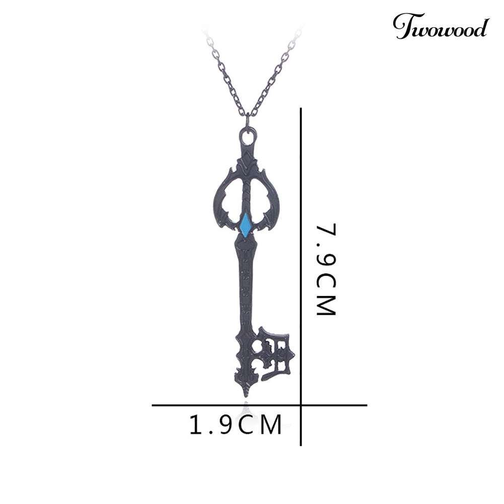 Kalung Dengan Liontin Anime Kingdom Hearts Oblivion Keyblade Untuk Pria Dan Wanita