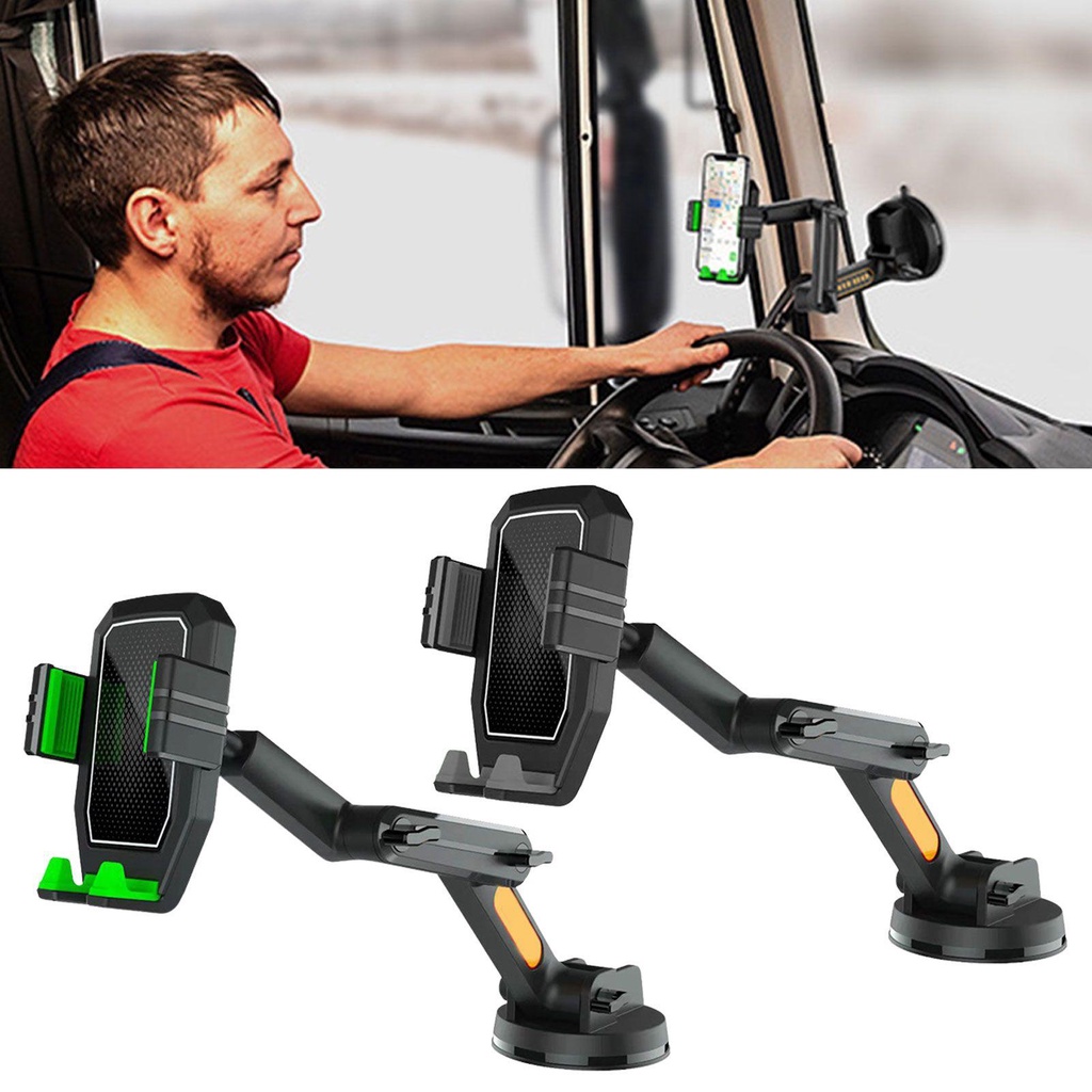 Dudukan Hp Truk PREVA Holder New360° Rotasi Anti Slip Untuk Mobil Suction Cup