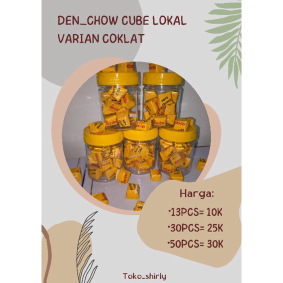 Dancow cuBe lokal varian coklat