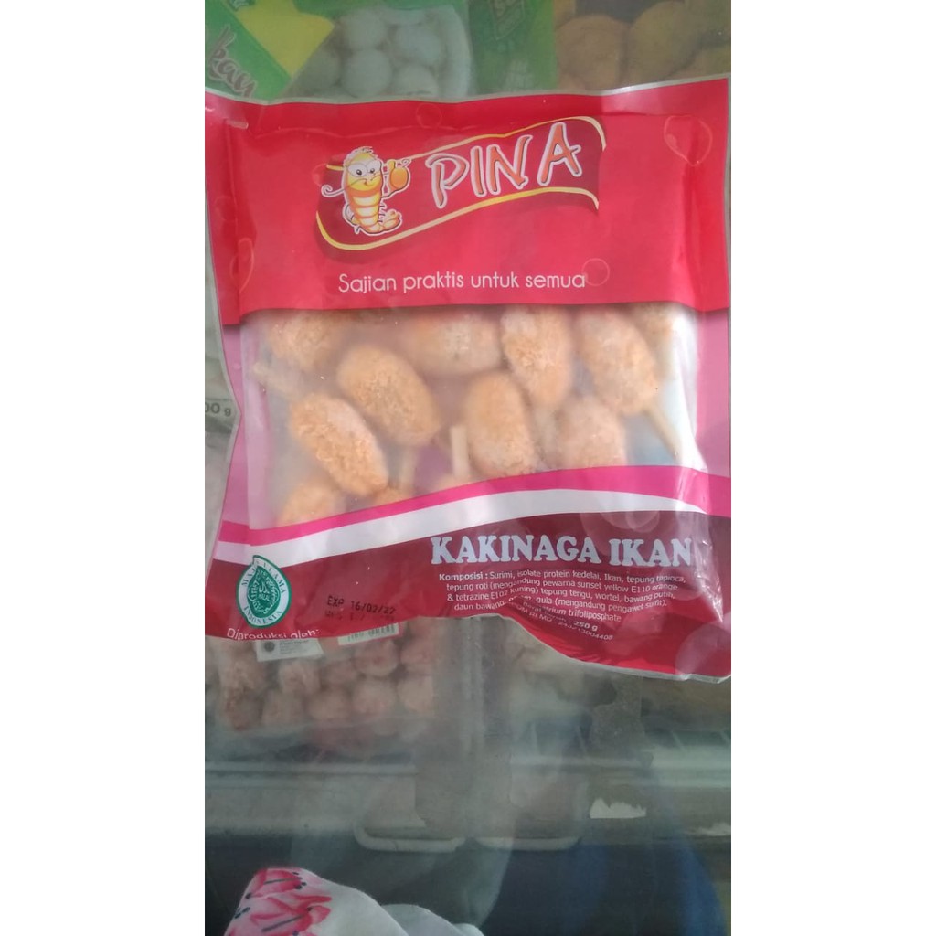 

pina kaki naga ikan 250gr / nuget ikan/ kaki naga