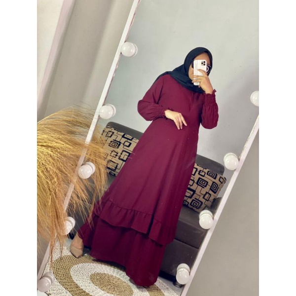 GAMIS WANITA//GAMIS MALAYSIA POLOS//GAMIS CERUTY