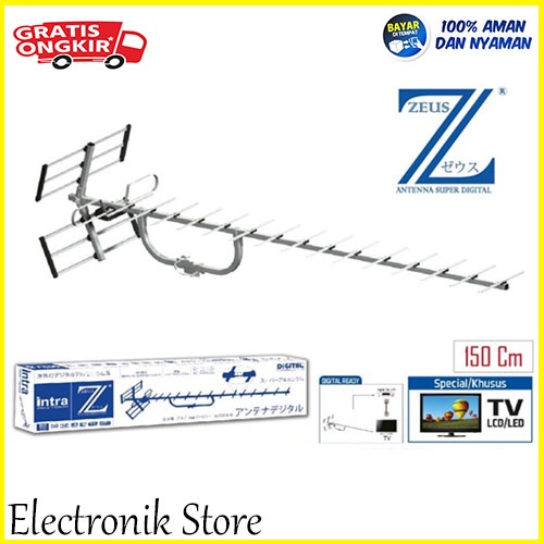 Antena Tv Digital Outdoor Super Jernih Signal Booster Terbaik Intra Zeus