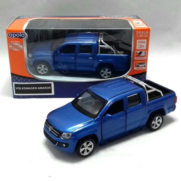 Diecast apolo volkswagen amarok biru