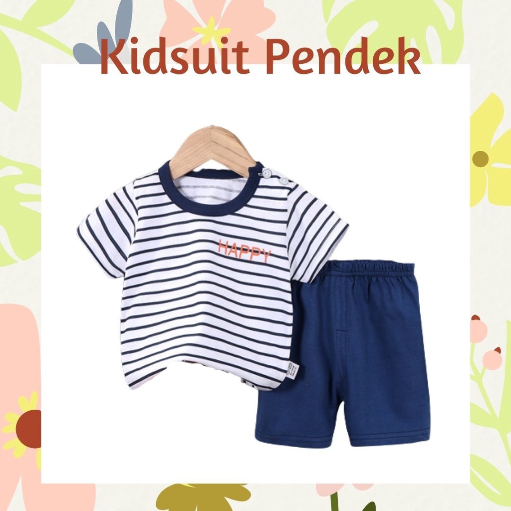 pz KIDS SUIT PENDEK Setelan Anak Bahan Kaos Lengan + Celana Berkualitas Import ebv cewek new9