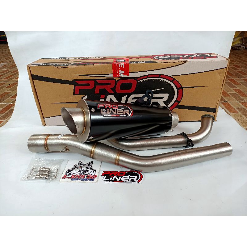 Knalpot Proliner MP1 BLACK SERIES JUPITER MX KING 150