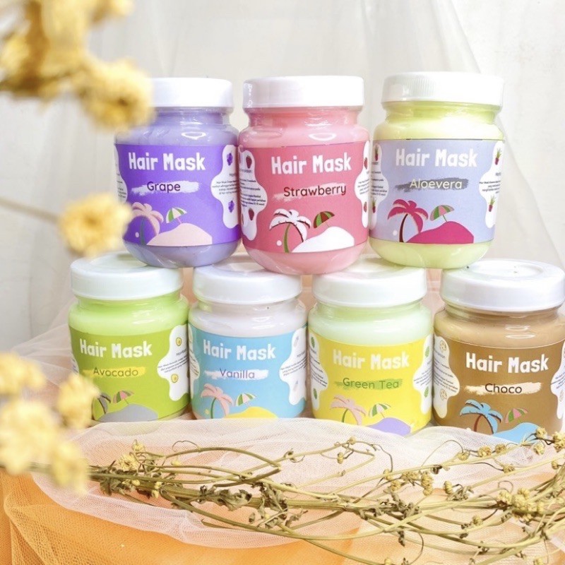 {FREE SHOWER CAP} HAIR MASK CREAMBATH BPOM 200ml hairmask viral