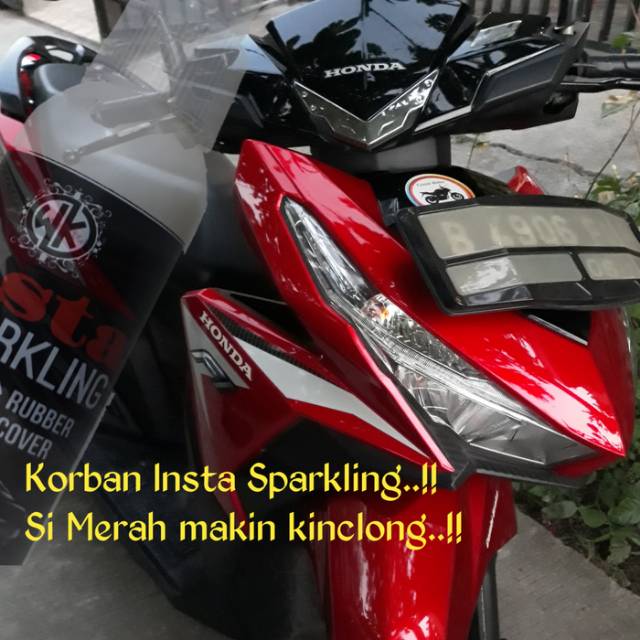 Insta Sparkling 100ml gratis Kain microfiber honaga / Pengkilap Motor &amp; Mobil