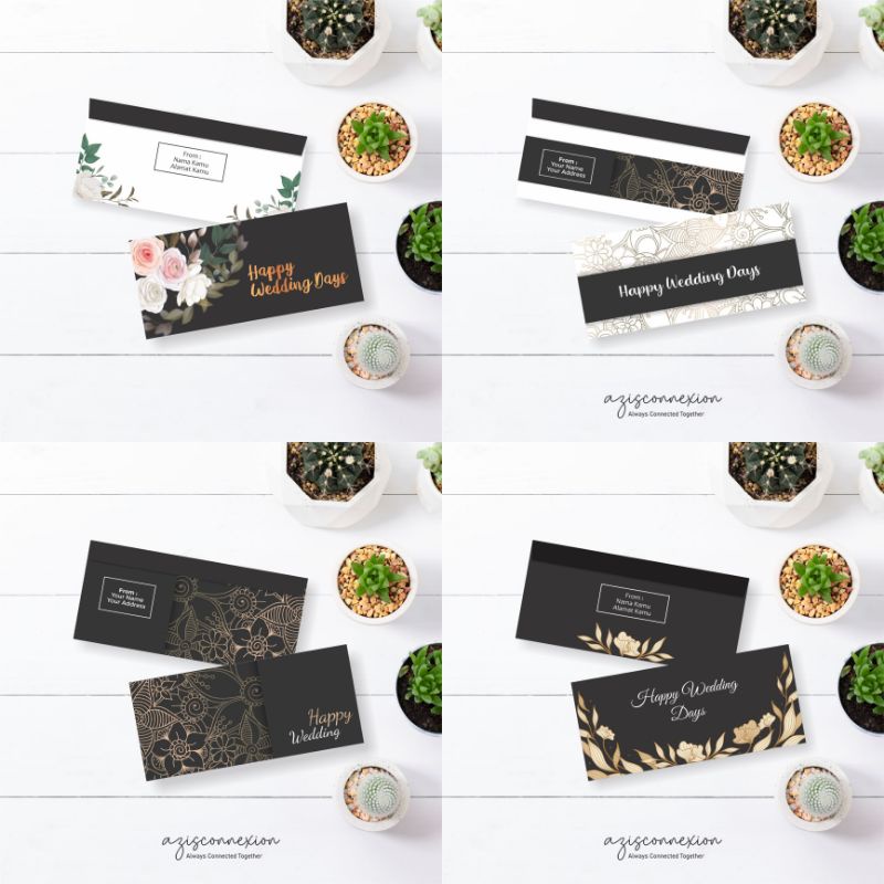 

Amplop Custom Sumbangan / Kondangan / Wedding Design Uang 100 Ribu