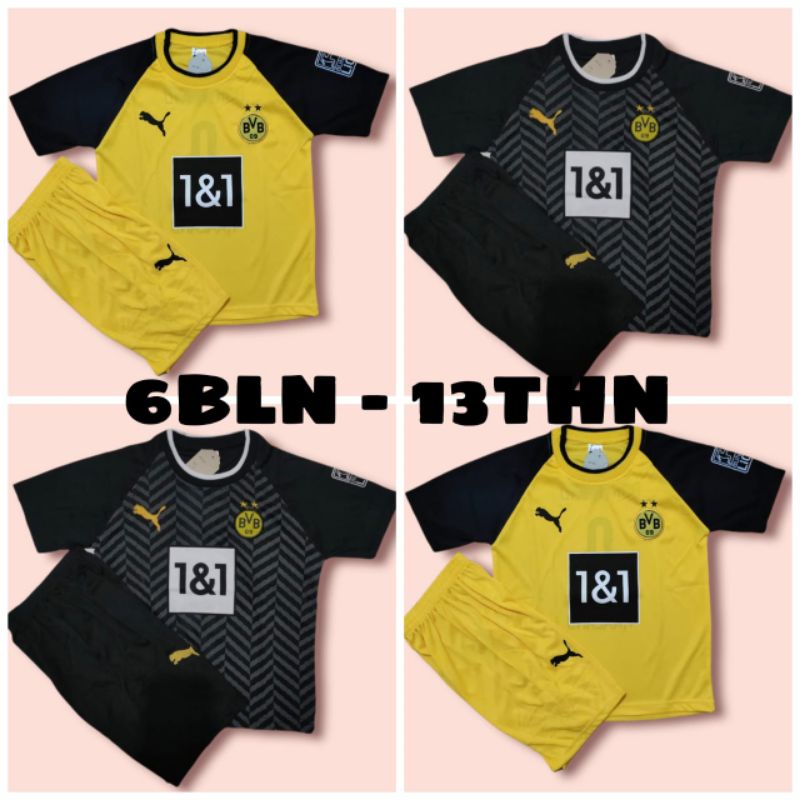 JERSEY BOLA ANAK / SETELAN BAJU BOLA ANAK / BAJU BOLA ANAK UMUR 6BULAN - 13TAHUN