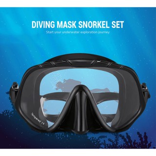 WHALE MK - 1000 Dewasa Silicone Diving Seal Goggles dengan Visi Yang Baik