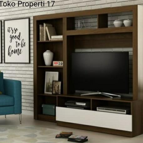 Lemari Tv Informa Porter Cokelat Tua Rak Tv Stand Tv Meja Tv Bupet Tv Laurusmart