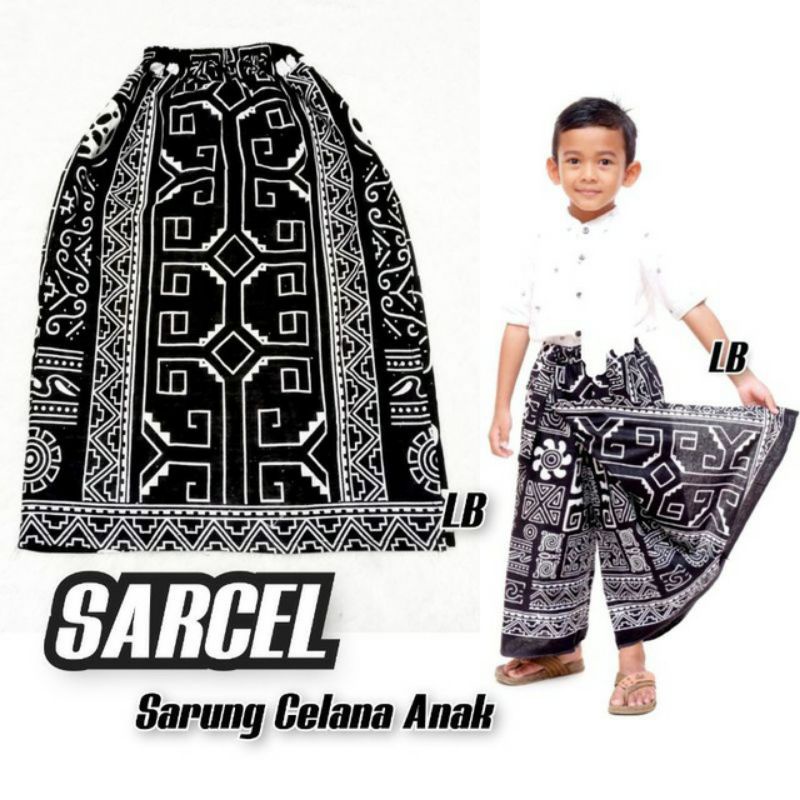 Sarung Celana Anak Trendy / Celana Sarung Anak Usia 2-9 Tahun / Sarung Celana Anak Motif Batik
