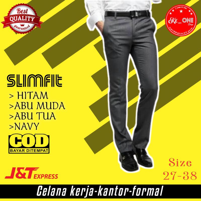 CELANA KERJA | CELANA KANTORAN | CELANA FORMAL | CELANA BAHAN| MODEL SLIMFIT BAHAN WOOL *(Harga Bisa Berubah Sewaktu-Waktu)