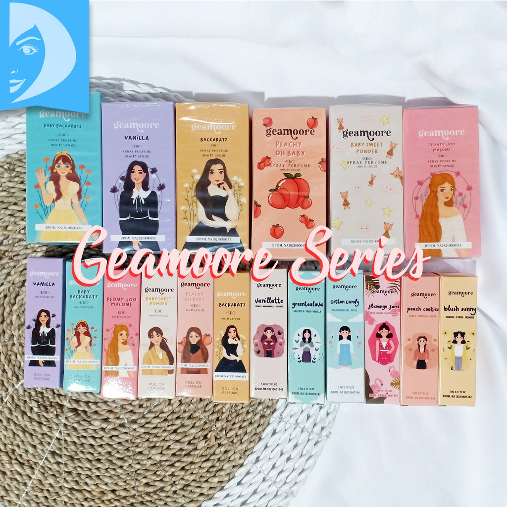 Parfum Geamoore Tahan Lama BPOM / Geamoore Parfume Roll On / Parfum Geamore