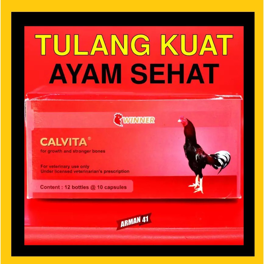 Jual Calcium Calvita Winner Ayam Jago Shopee Indonesia