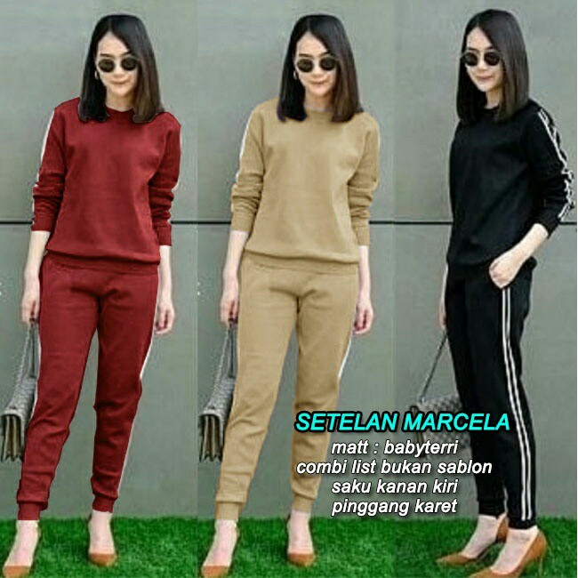 661691 setelan marcela XL 3Warna