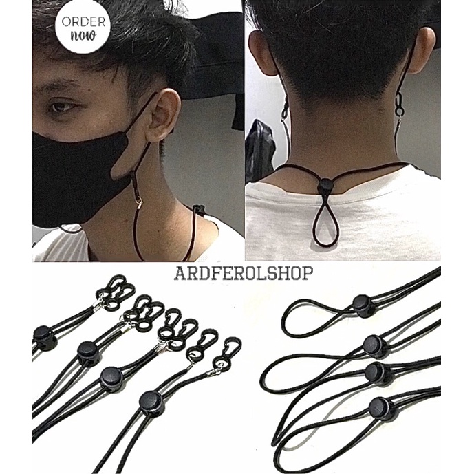 Tali Masker Elastis Strap Masker Konektor Hijab