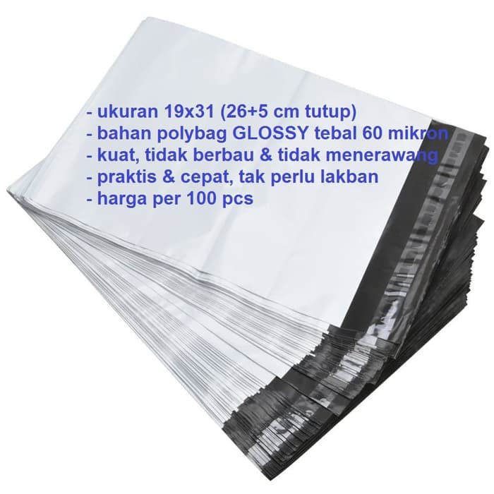 

Jual kantong amplop plastik online shop tanpa plong polymailer poly mailer Limited