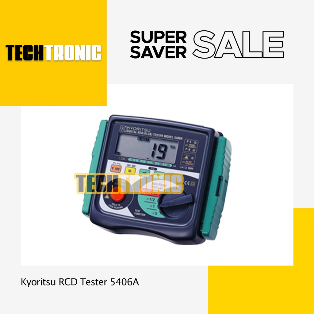 Jual Kyoritsu RCD Tester 5406A - TECHTRONIC | Shopee Indonesia