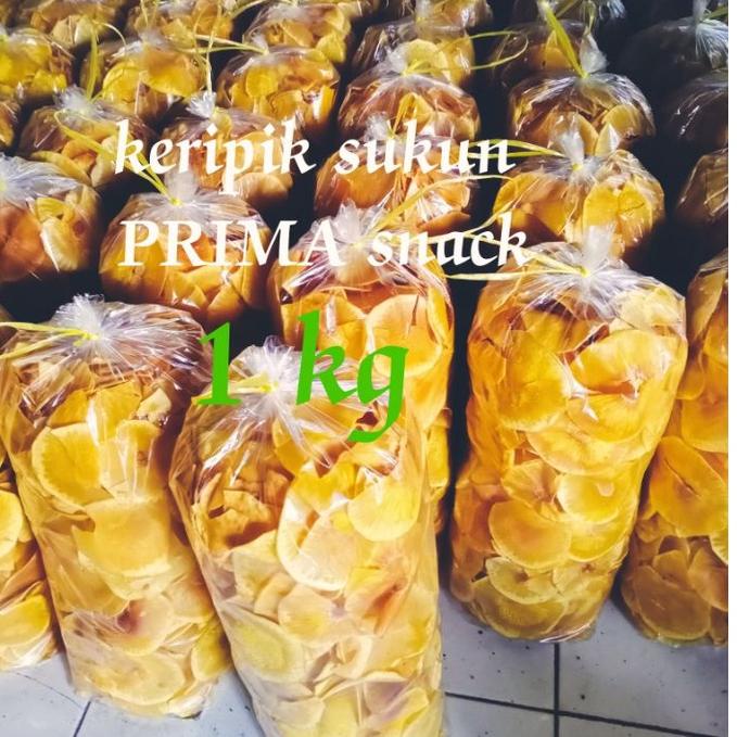 

6.6 SALE KERIPIK SUKUN 1kg / keripik gurih&renyah rasa bawang murah