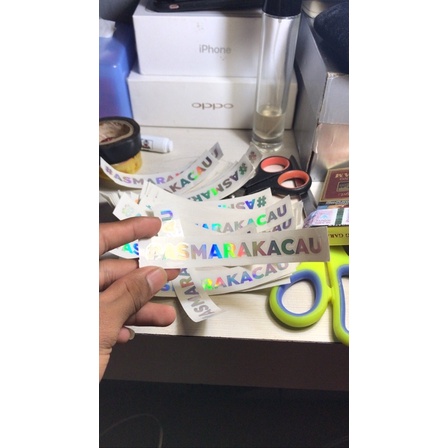 

STICKER ASMARAKACAU CUTTING