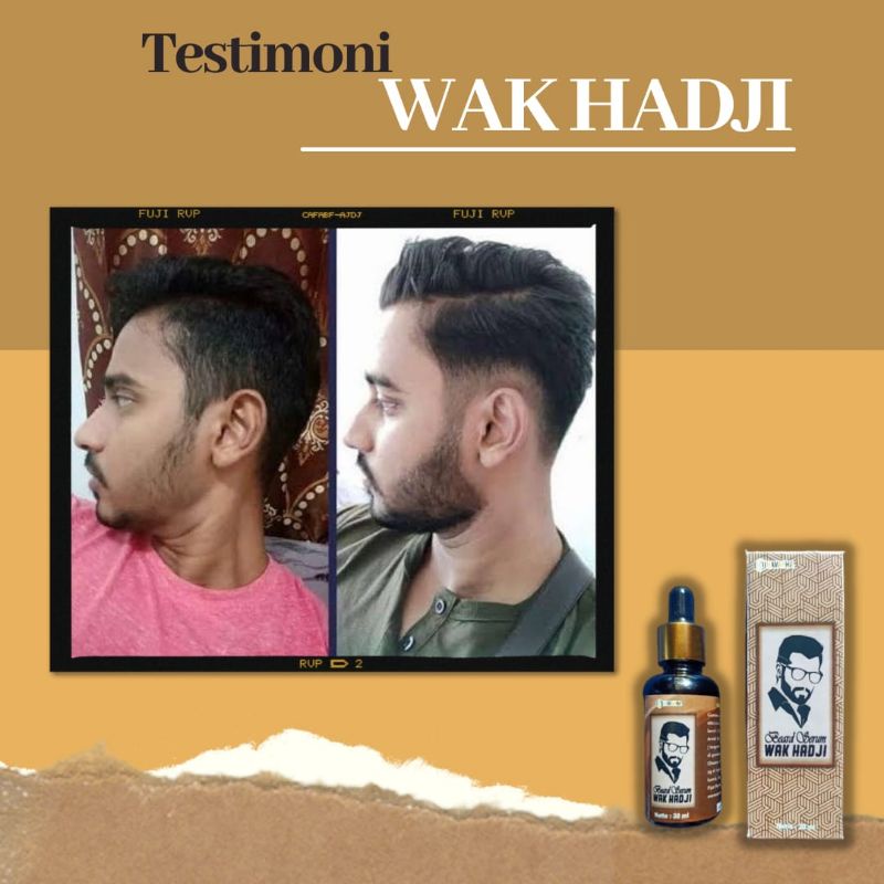 Beard Serum WAK HADJI Penumbuh Brewok Jambang Kumis Jenggot Cepat Ampuh Tanpa Efek Samping Tercepat Havana Havanha