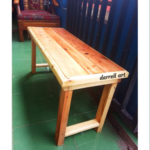 Bangku panjang jati belanda