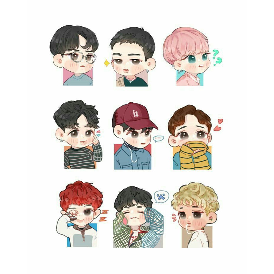 

EXO...!! CETAK STICKER AESTHETIC / STICKER EXO / STIKER ESTETIK / STICKER TUMBLR / STIOCKER LAPTOP