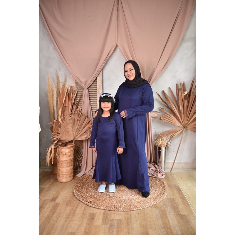 Jihane Long Dress (NAVY)