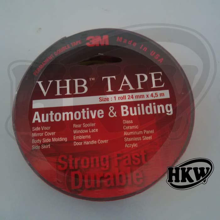 

PROMO DOUBLE TAPE 3M VHB LEBAR 24 mm (4.5 METER)