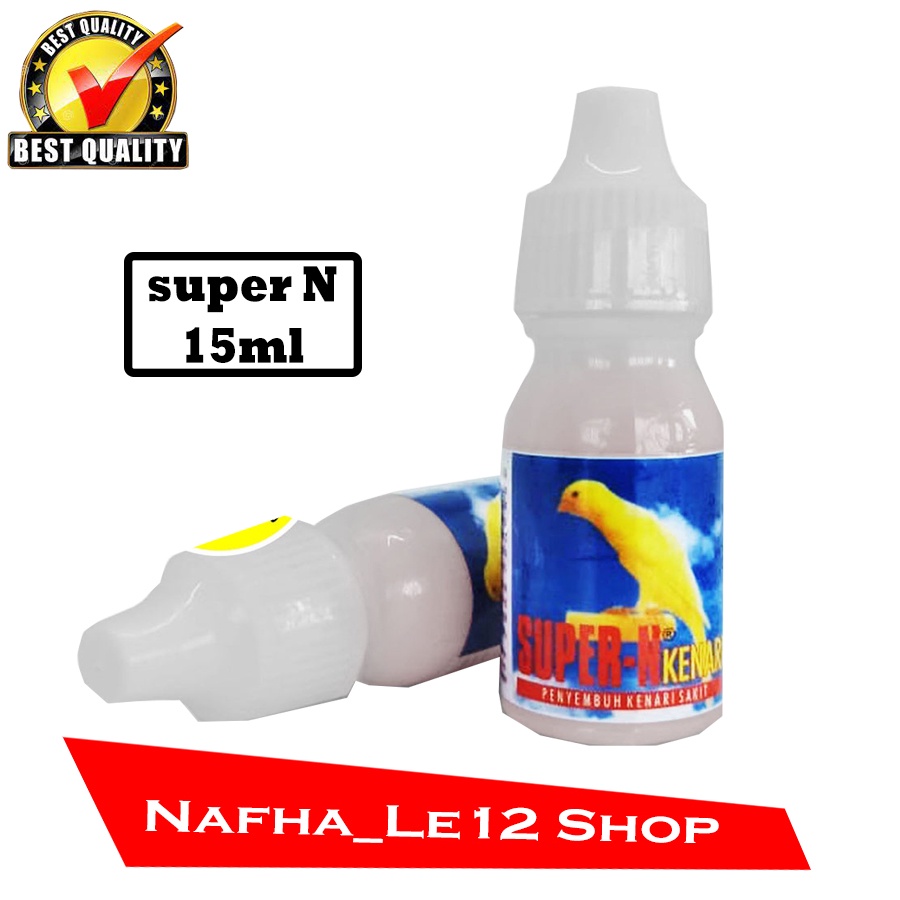 Obat Burung Super-N Super N Kenari Super Kicau Obat Burung Kenari Snot Berak Kapur Kurus Nyilet Menc